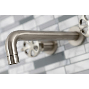 Belknap KS8028RX Two-Handle 3-Hole Wall Mount Roman Tub Faucet, Brushed Nickel