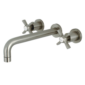 Millennium KS8028ZX Two-Handle 3-Hole Wall Mount Roman Tub Faucet, Brushed Nickel