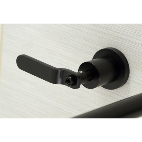 Whitaker KS8040KL Two-Handle 3-Hole Wall Mount Roman Tub Faucet, Matte Black