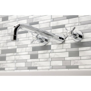 Essex KS8041BEX Two-Handle 3-Hole Wall Mount Roman Tub Faucet, Polished Chrome