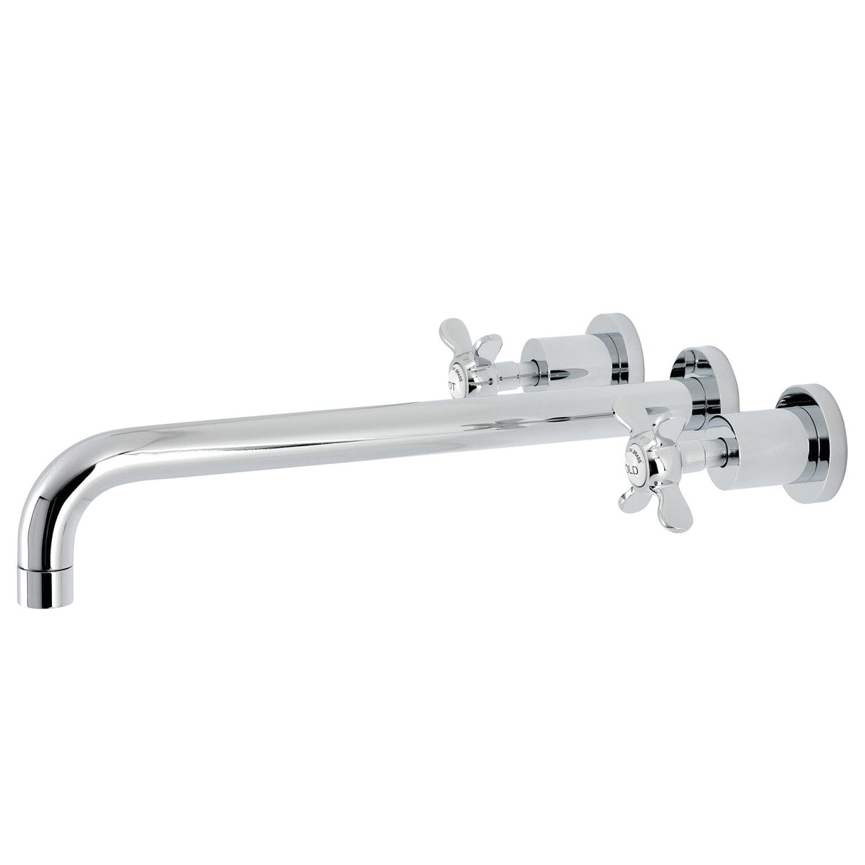 Essex KS8041BEX Two-Handle 3-Hole Wall Mount Roman Tub Faucet, Polished Chrome