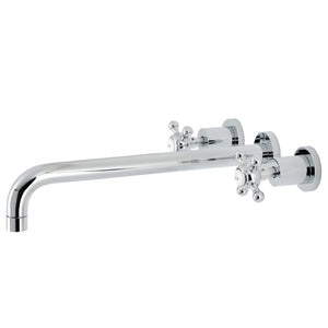 Metropolitan KS8041BX Two-Handle 3-Hole Wall Mount Roman Tub Faucet, Polished Chrome