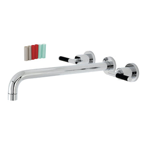 Kaiser KS8041CKL Two-Handle 3-Hole Wall Mount Roman Tub Faucet, Polished Chrome