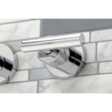 Manhattan KS8041CML Two-Handle 3-Hole Wall Mount Roman Tub Faucet, Polished Chrome
