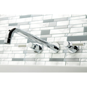 Kaiser KS8041DKL Two-Handle 3-Hole Wall Mount Roman Tub Faucet, Polished Chrome
