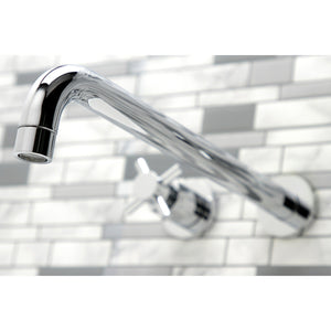 Concord KS8041DX Two-Handle 3-Hole Wall Mount Roman Tub Faucet, Polished Chrome