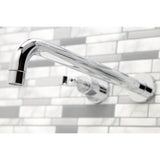 Whitaker KS8041KL Two-Handle 3-Hole Wall Mount Roman Tub Faucet, Polished Chrome