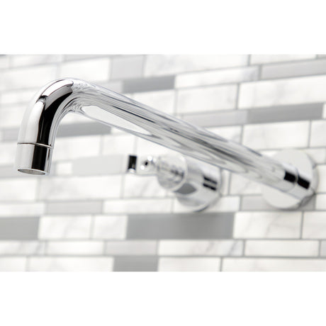 Whitaker KS8041KL Two-Handle 3-Hole Wall Mount Roman Tub Faucet, Polished Chrome