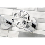 Belknap KS8041RX Two-Handle 3-Hole Wall Mount Roman Tub Faucet, Polished Chrome