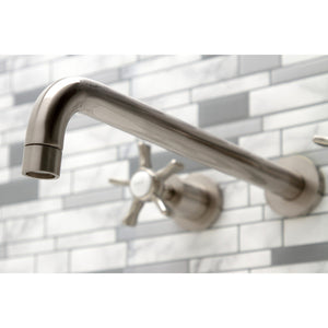 Hamilton KS8048NX Two-Handle 3-Hole Wall Mount Roman Tub Faucet, Brushed Nickel