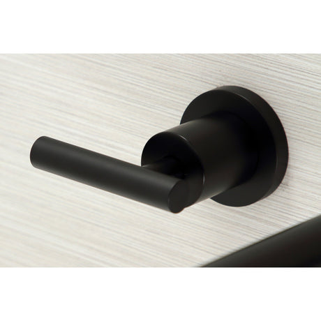 Manhattan KS8050CML Two-Handle 3-Hole Wall Mount Roman Tub Faucet, Matte Black