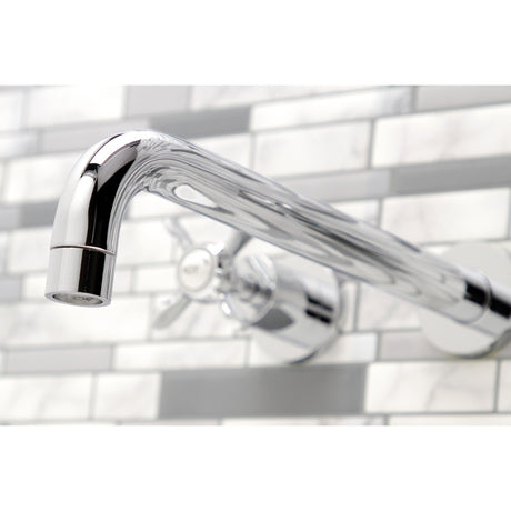 Essex KS8051BEX Two-Handle 3-Hole Wall Mount Roman Tub Faucet, Polished Chrome