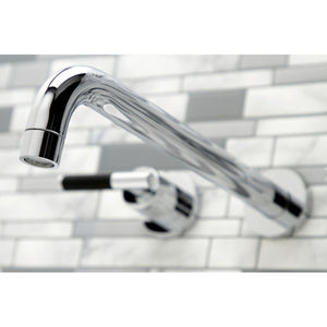 Kaiser KS8051CKL Two-Handle 3-Hole Wall Mount Roman Tub Faucet, Polished Chrome
