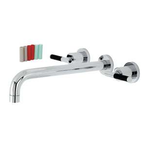 Kaiser KS8051CKL Two-Handle 3-Hole Wall Mount Roman Tub Faucet, Polished Chrome