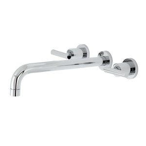 Manhattan KS8051CML Two-Handle 3-Hole Wall Mount Roman Tub Faucet, Polished Chrome