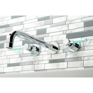 Kaiser KS8051DKL Two-Handle 3-Hole Wall Mount Roman Tub Faucet, Polished Chrome