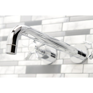 Hamilton KS8051NX Two-Handle 3-Hole Wall Mount Roman Tub Faucet, Polished Chrome