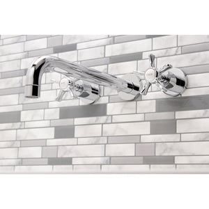 Hamilton KS8051NX Two-Handle 3-Hole Wall Mount Roman Tub Faucet, Polished Chrome