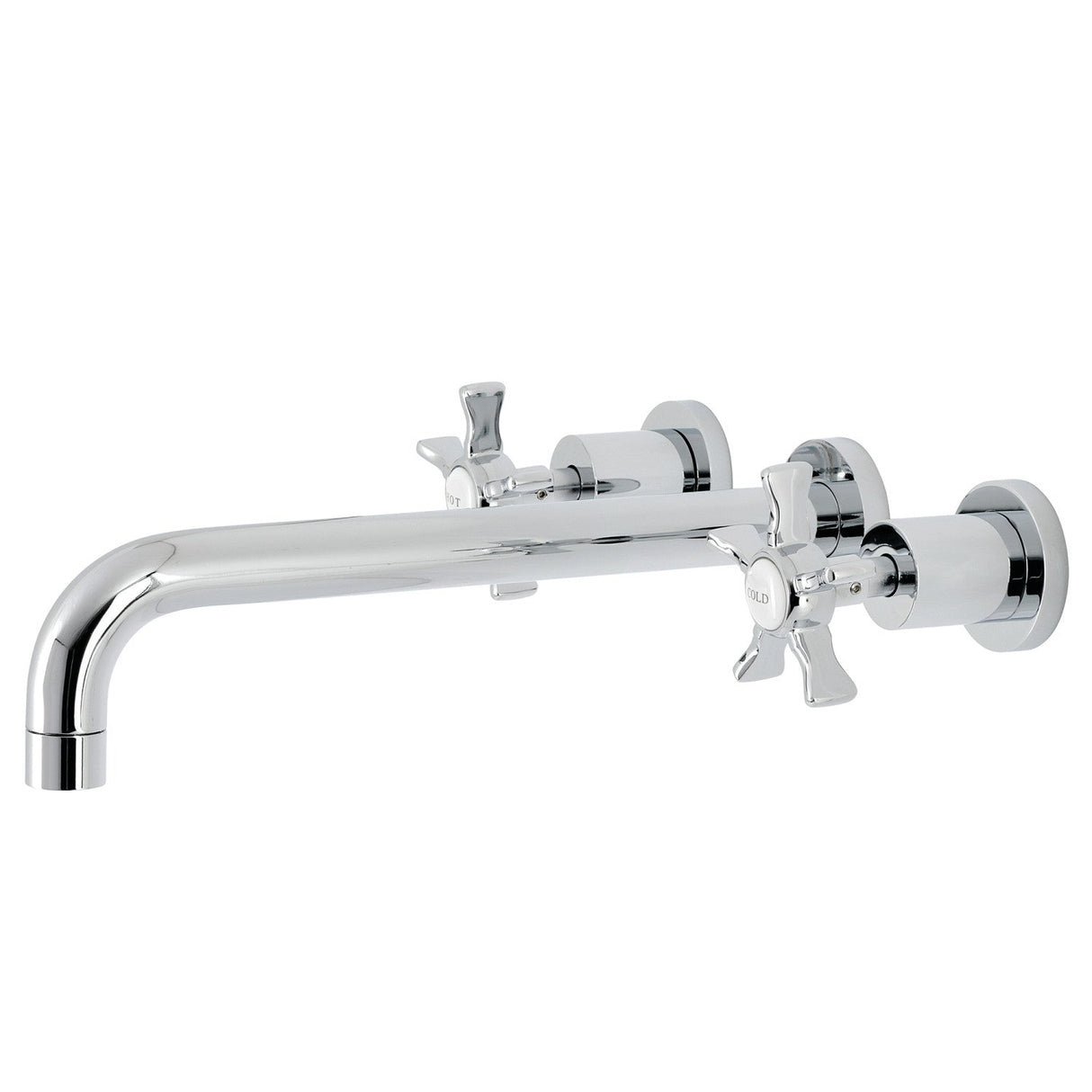 Hamilton KS8051NX Two-Handle 3-Hole Wall Mount Roman Tub Faucet, Polished Chrome