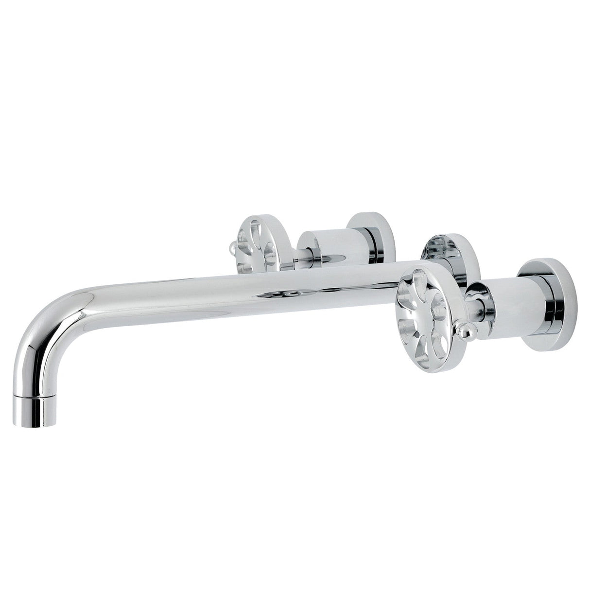 Belknap KS8051RX Two-Handle 3-Hole Wall Mount Roman Tub Faucet, Polished Chrome