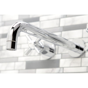 Millennium KS8051ZX Two-Handle 3-Hole Wall Mount Roman Tub Faucet, Polished Chrome