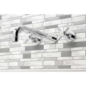Millennium KS8051ZX Two-Handle 3-Hole Wall Mount Roman Tub Faucet, Polished Chrome