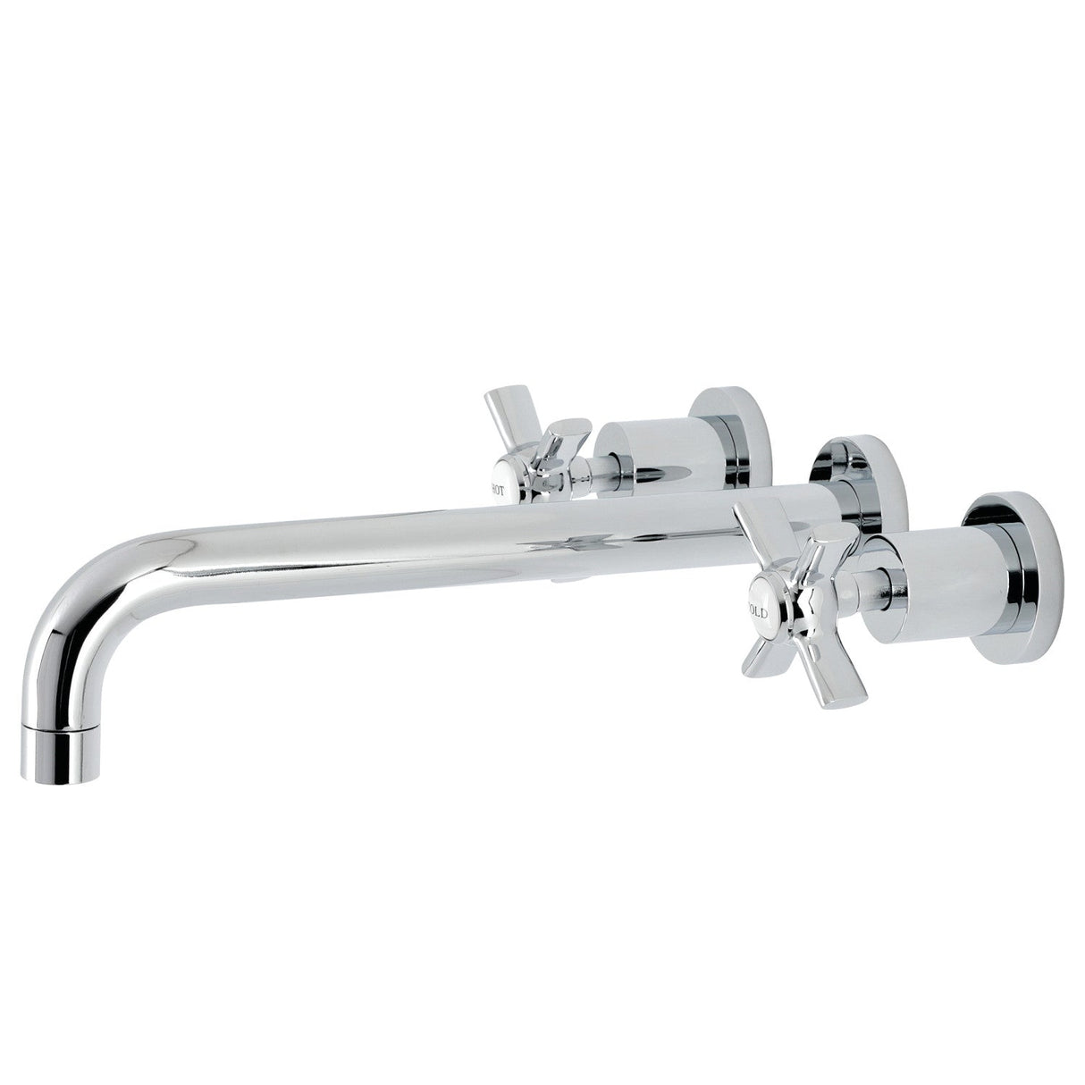 Millennium KS8051ZX Two-Handle 3-Hole Wall Mount Roman Tub Faucet, Polished Chrome