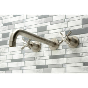 Essex KS8058BEX Two-Handle 3-Hole Wall Mount Roman Tub Faucet, Brushed Nickel