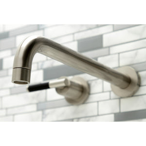 Kaiser KS8058CKL Two-Handle 3-Hole Wall Mount Roman Tub Faucet, Brushed Nickel