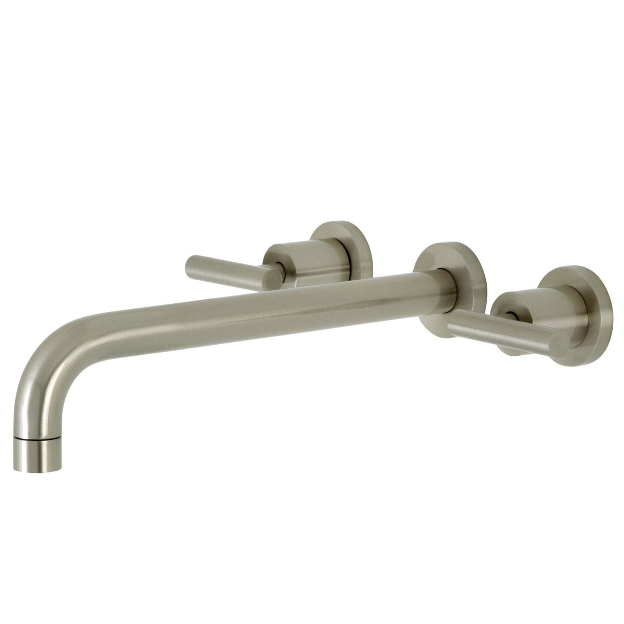 Manhattan KS8058CML Two-Handle 3-Hole Wall Mount Roman Tub Faucet, Brushed Nickel