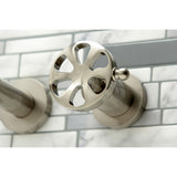 Belknap KS8058RX Two-Handle 3-Hole Wall Mount Roman Tub Faucet, Brushed Nickel