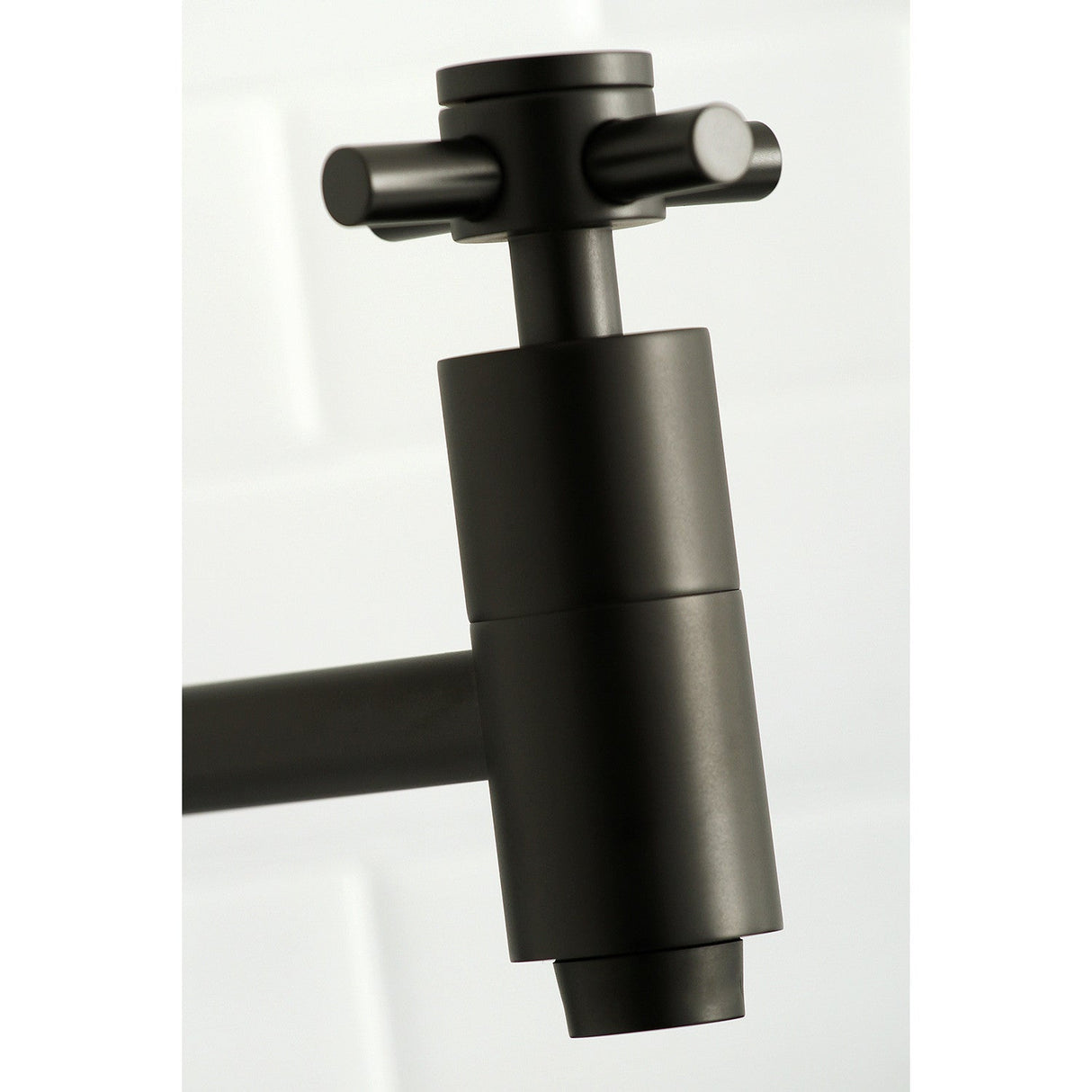 Concord KS8100DX Two-Handle 1-Hole Wall Mount Pot Filler, Matte Black