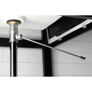 Concord KS8101 Brass Pop-Up Bathroom Sink Drain without Overflow, 22 Gauge, Polished Chrome