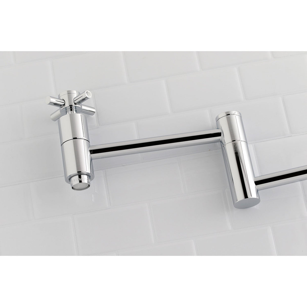 Concord KS8101DX Two-Handle 1-Hole Wall Mount Pot Filler, Polished Chrome