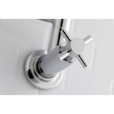 Concord KS8101DX Two-Handle 1-Hole Wall Mount Pot Filler, Polished Chrome