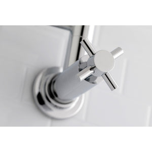 Concord KS8101DX Two-Handle 1-Hole Wall Mount Pot Filler, Polished Chrome