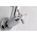Millennium KS8101ZX Two-Handle 1-Hole Wall Mount Pot Filler, Polished Chrome