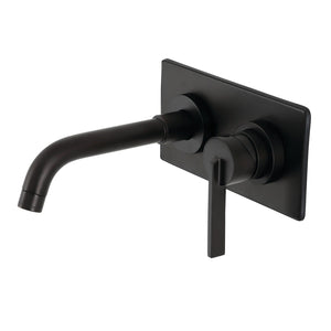 Continental KS8110CTL Single-Handle 2-Hole Wall Mount Bathroom Faucet, Matte Black