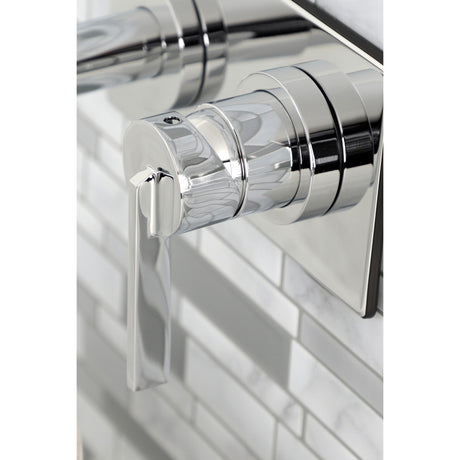 Continental KS8111CTL Single-Handle 2-Hole Wall Mount Bathroom Faucet, Polished Chrome