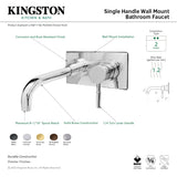 Concord KS8111DL Single-Handle 2-Hole Wall Mount Bathroom Faucet, Polished Chrome