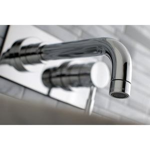 Concord KS8111DL Single-Handle 2-Hole Wall Mount Bathroom Faucet, Polished Chrome
