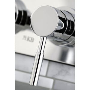 Concord KS8111DL Single-Handle 2-Hole Wall Mount Bathroom Faucet, Polished Chrome