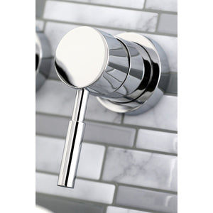Concord KS8111DL Single-Handle 2-Hole Wall Mount Bathroom Faucet, Polished Chrome
