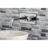 Concord KS8111DL Single-Handle 2-Hole Wall Mount Bathroom Faucet, Polished Chrome
