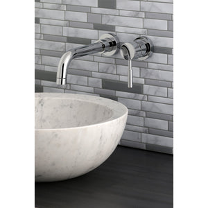 Concord KS8111DL Single-Handle 2-Hole Wall Mount Bathroom Faucet, Polished Chrome