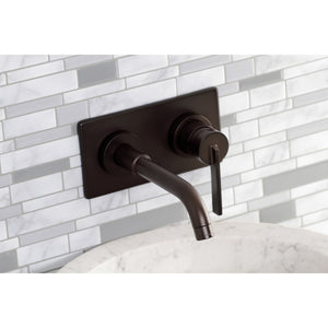 Continental KS8115CTL Single-Handle 2-Hole Wall Mount Bathroom Faucet, Oil Rubbed Bronze