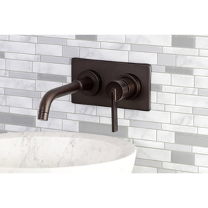 Continental KS8115CTL Single-Handle 2-Hole Wall Mount Bathroom Faucet, Oil Rubbed Bronze