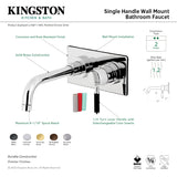 Kaiser KS8115DKL Single-Handle 2-Hole Wall Mount Bathroom Faucet, Oil Rubbed Bronze