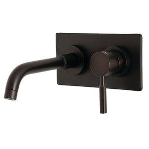 Concord KS8115DL Single-Handle 2-Hole Wall Mount Bathroom Faucet, Oil Rubbed Bronze