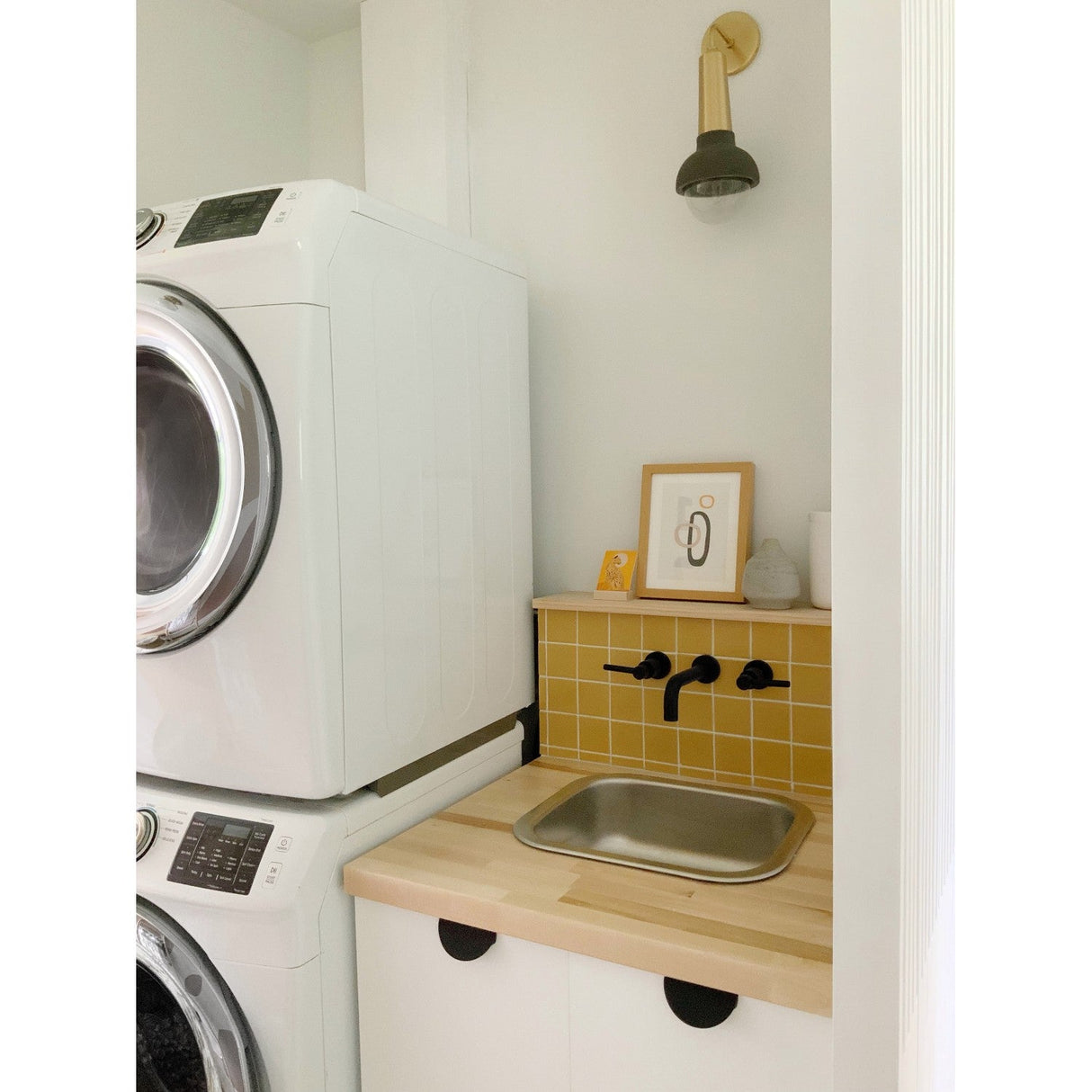 Concord KS8120DL Two-Handle 3-Hole Wall Mount Bathroom Faucet, Matte Black